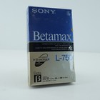 Sony Betamax L-750 Betamax Video Cassette Tape Hi-packing -new Factory Sealed