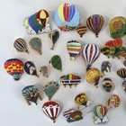 Vintage Hot Air Balloon Enamel Lapel Pins Lot 40  Colorful Collectible
