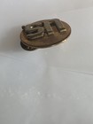 Vintage Wwii U s  Army Military Uniform Collar Brass Insignia Unique Antique
