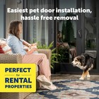 Petsafe Bronze Aluminum Large Dog cat Door For Sliding Door