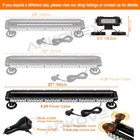 37  Led Strobe Light Bar Emergency Warning Tow Truck Beacon Response Amber White