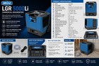 Dri-eaz Lgr 5000li Commercial Dehumidifier 80 Pint Lgr Water Damage Restoration