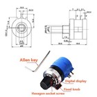 Variable Resistor 10 Turn Potentiometer 3590s Wirewound Precision Multi-turn Pot
