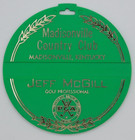 Vintage Golf Course Bag Tag - Madisonville Country Club - Kentucky