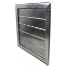Maxx Air Gable Vent 22 In X 22 In Aluminum Shutter Louver Exhaust Fan Grill
