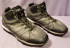 Riddell Mid Generator Laced Football Rubber Cleats Black Mens Size 9