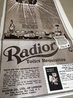 Radior Radium Radioactive Beauty Advertisement New York Times Newspaper 1918