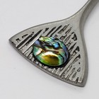 Vintage Ceard Made In Scotland Pewter Modernist  sea Grass  Pendant