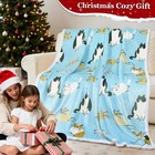 Catalonia Cat Print Sherpa Fleece Throw Blanket  Soft Mink Plush Couch Blanket 
