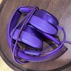 Beats By Dre Solo Hd Wired On Ear Headphones Purple With Carrying Case Vtg Style
