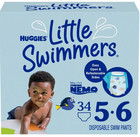 Huggies Little Swimmers Disposable Swim Diapers - Size 5-6  large  - 34ct