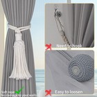 2 Pack Tassel Curtain Tiebacks Rope Curtain Tie Backs Decorative Holdbacks