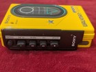 Vintage Sony Sports Yellow Walkman Radio Cassette Player Wm-f45 Tested   Works