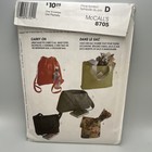 Mccall s Vintage Original Fashion Accessories Bag Sewing Pattern 8705
