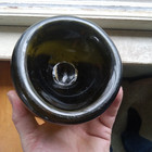 1740s Open Pontil Crude Free Blown Mallet Blackglass Olive Green Liquor Bottle
