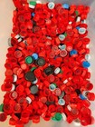 1000 Aprox  Plastic Bottle Caps 5 4 Lb Lot Art Craft Assorted Lids Lot Read Desc