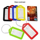 10x Black Luggage Tags For Suitcases Travel Bag Tag Suitcase Baggage Name Labelh