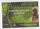 Teal c christopher Judge Stargate Sg1 Season 7 Costume Wardrobe Card C23