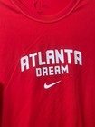 Atlanta Dream Wnba Nike T-shirt Womens Xl Red Long Sleeve Basketball Cv3570-657
