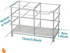 304 Stainless Steel Bathroom Toothbrush Holder Toothpaste Holder Stand Bathroom 