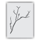 Redleg Camo     12 x9  Limb Branch Thicket Woods Camo Stencil Airbrush