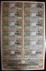 Anleihe Des Deutfchen Reichs 100 000 German Mark 1922 Bond With Interest Coupons