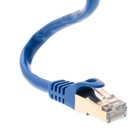 Cat7 S ftp Ethernet Patch Cable 600mhz High-speed Blue 30ft-200ft Multi Pack Lot