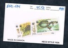 2 3 Off  45 50 Scott Value - 1984 Jamaica Snakes  Caribbean Wildlife Mnh Nh Umm