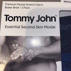 New Medium     tommy John     Mens Essential Second Skin Modal Boxer Briefs 3-pack