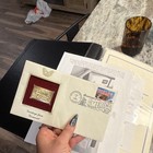Lillian Lieberman Stamps Of The Century Album W  First Day Covers 77c Blue gold