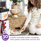 Melissa   Doug Slice And Bake Wooden Christmas Cookie Play Food Set