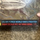 Guillow s Lockheed P-38 Lightning Model Kit Black  Small