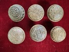 Antique Eastlake Victorian Brass Bronze Door Knob Lot Backplate Hardware Salvage
