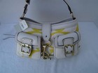 New Authentic Coach Vintage Legacy Tonal Signature Shoulder Bag   Wallet  7469