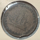 1843 New Brunswick Half Penny Token - Good Condition
