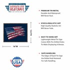 Desperate Enterprises Flag Pledge Of Allegiance Tin Sign - Nostalgic Vintage    
