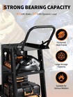 400 Lbs 3   tier Welding Cart 360   Swivel Wheels For Mig Tig Plasma Cutter Welder