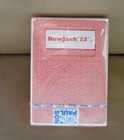 Paul Son Gaming Red Vegas Playing Cards Linen Finish Newjack 22 Sealed Pack