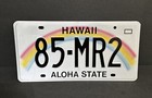 Hawaii Vanity License Plate     85-mr2  1985 Toyota Mr2 