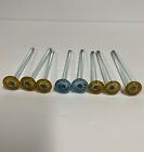 Vintage Antique Blown Art Glass Assorted Drink Stirrers Swizzle Stick Lot 8