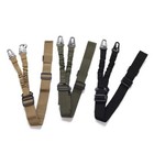 2 Points Long Rifle Sling Traditional Gun Slings Standard Strap With Metal Hook