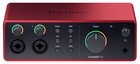 Focusrite Scarlett 4i4 4th Gen Studio Recording Usb Audio Interface   Xlr Cable