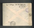 1941 Helsinki Finland Censored Cover To Switzerland Comp Set   B44-b47