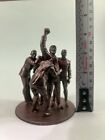 Trump Fight  Statue - Trump With Secret Service Agents 4 Inch - Oil Bronze Color