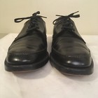 Vtg Portage Mens Waylite Leather Shoes Black Oxfords 10 5c 10 5 C Free Shipping 