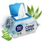 Unscented Travel Cpap Mask Wipes Antibacterial  150 Count     100  Soft Cotton    Li