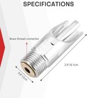 20-piece Stainless Steel Automatic Pig Nipple Waterer 1 2-inch Npt