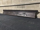   Antique Carved Oak Pediment Festoons   65 25 X 9   Architectural Salvage  