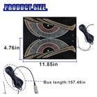 2pcs Devil Eyes Light For Cars  11 8   4 7  Led Eyes For Truck Windshield  Xl8