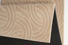 Non Slip Carpet Runner Rug  Machine Washable  Pvc Rubber Backing  Plain Beige